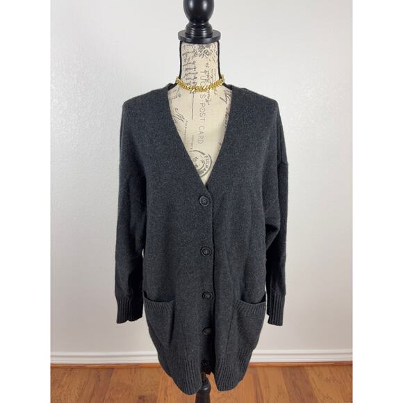 B45 Naadam Luxe Cashmere Grandpa Cardigan Womens S Scandi French Girl Capsule - Picture 6 of 10